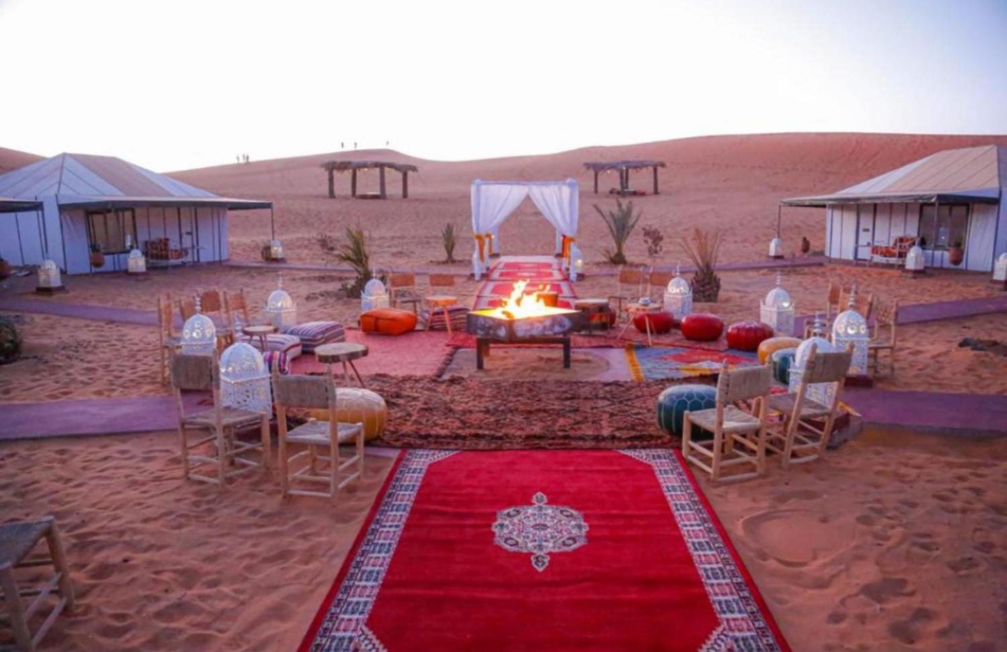 Bed and Breakfast Luxury Bedouin Camp Merzouga Exterior foto