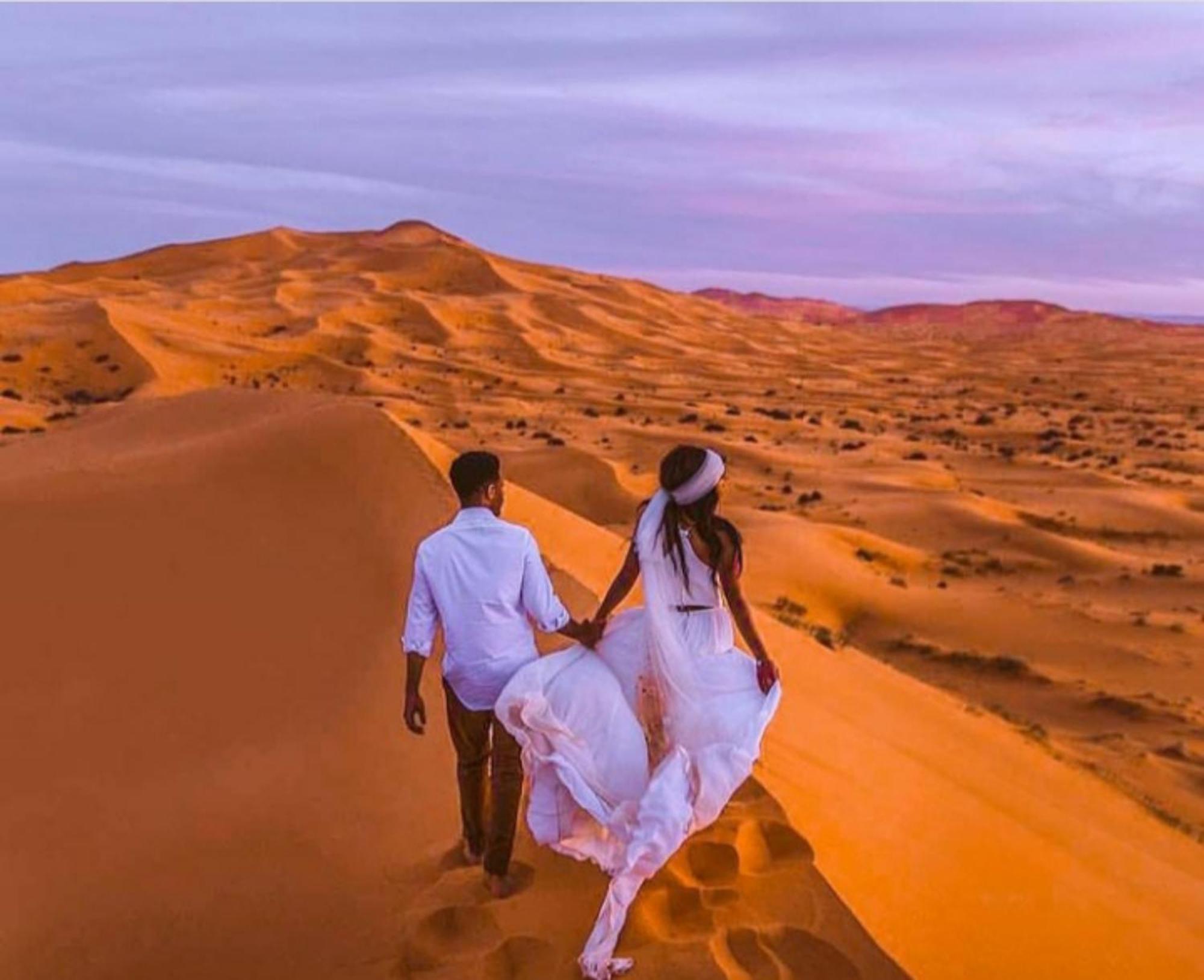 Bed and Breakfast Luxury Bedouin Camp Merzouga Exterior foto