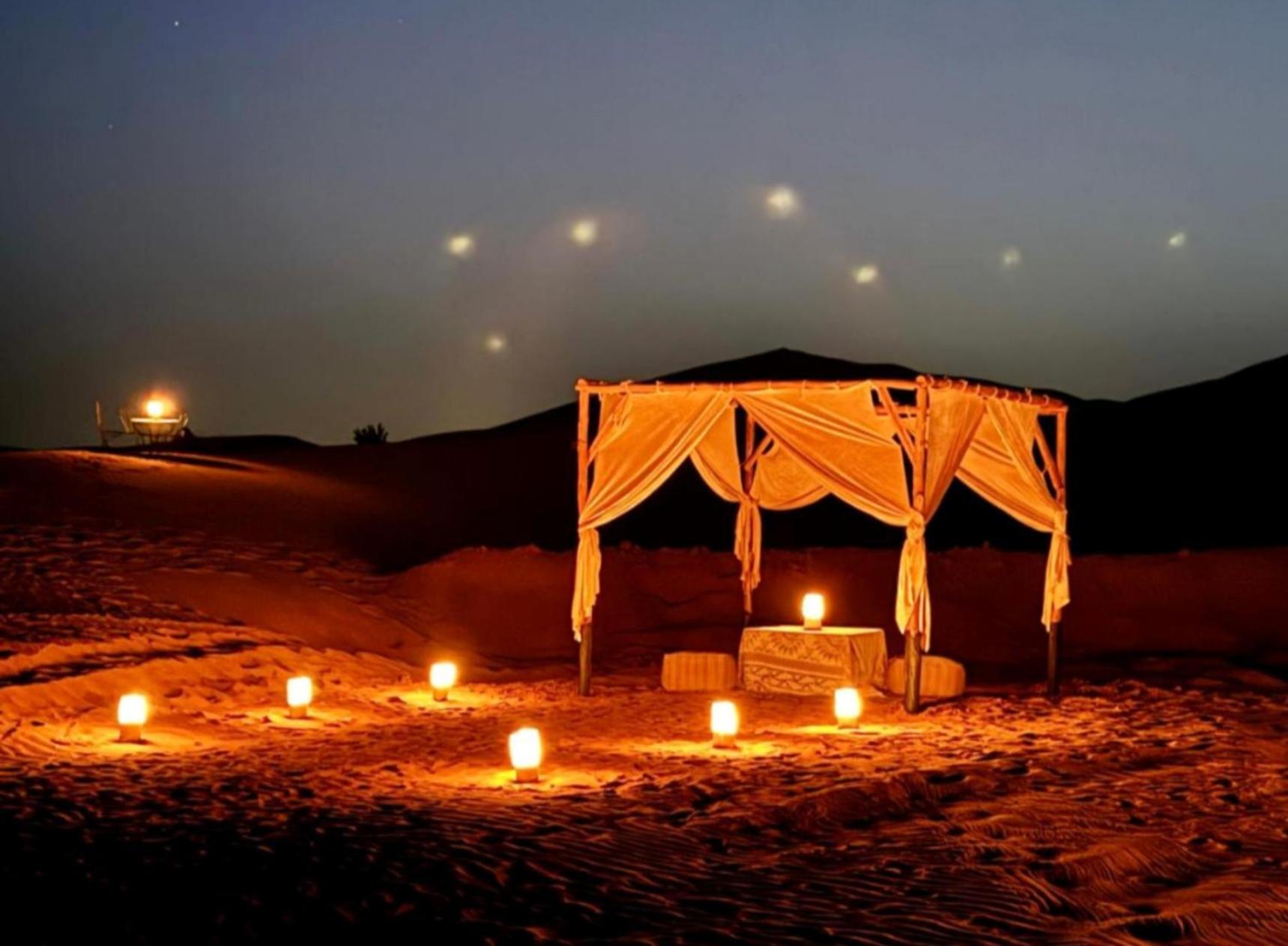Bed and Breakfast Luxury Bedouin Camp Merzouga Exterior foto