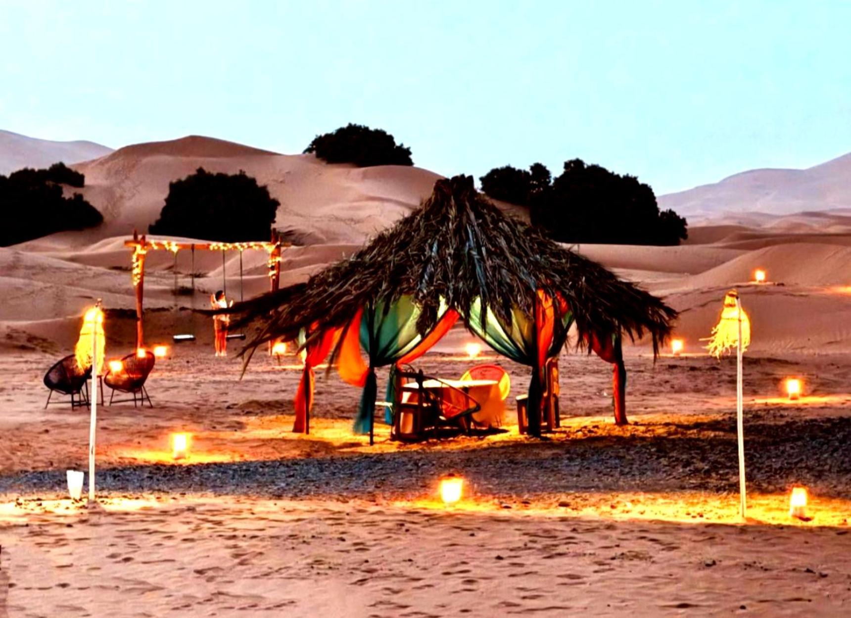 Bed and Breakfast Luxury Bedouin Camp Merzouga Exterior foto