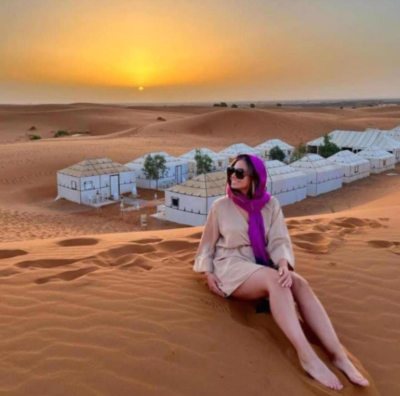 Bed and Breakfast Luxury Bedouin Camp Merzouga Exterior foto